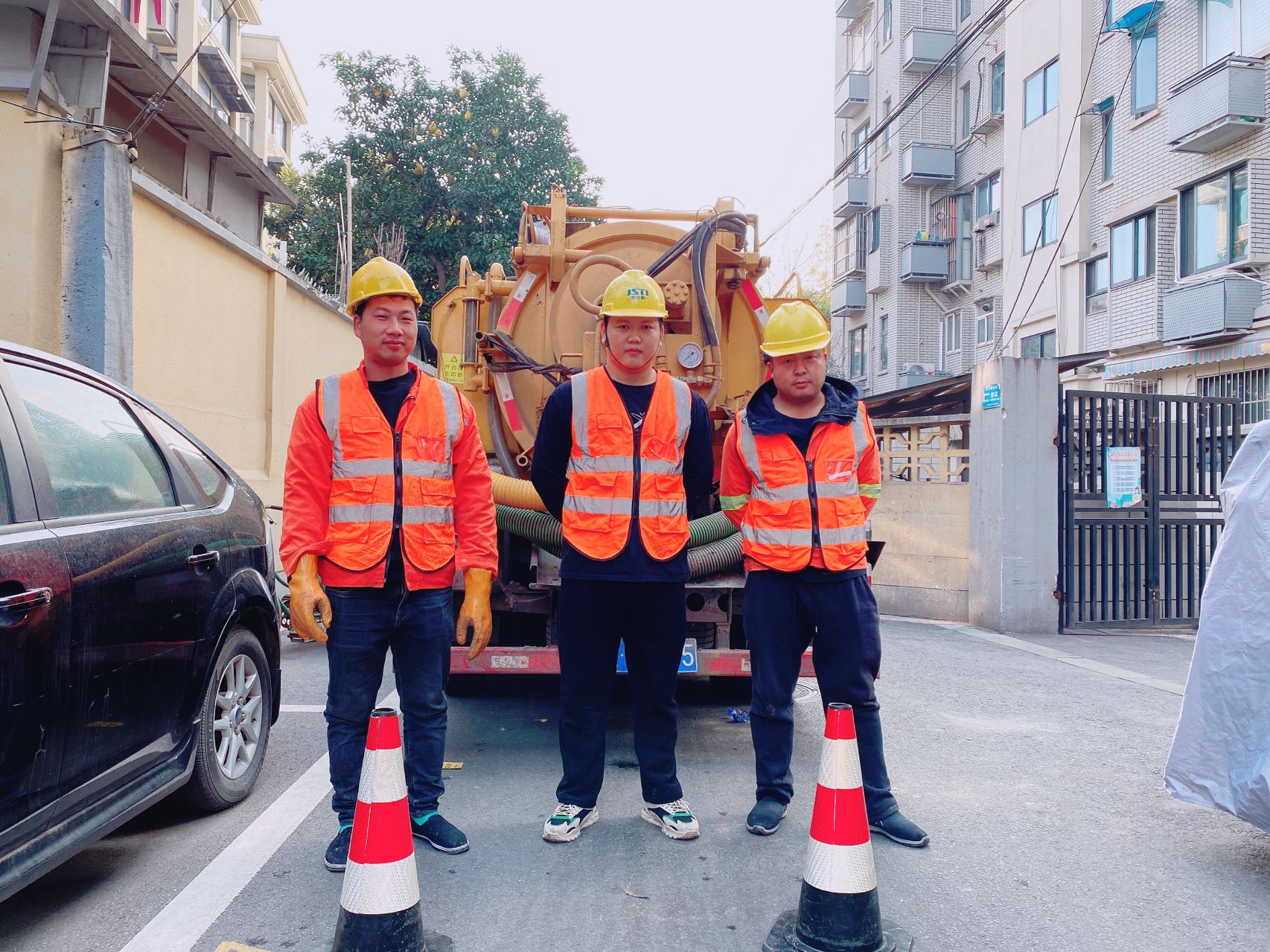 金尧花园南京某小区管道清淤检测施工